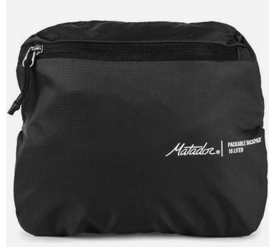Складной рюкзак MATADOR ON-GRID 16 л, черный MATOGDP01BK