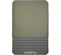 Туристический коврик Klymit Klymaloft Double зелено-серый 06KLGR01E