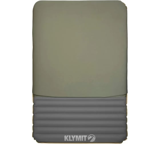 Туристический коврик Klymit Klymaloft Double зелено-серый 06KLGR01E
