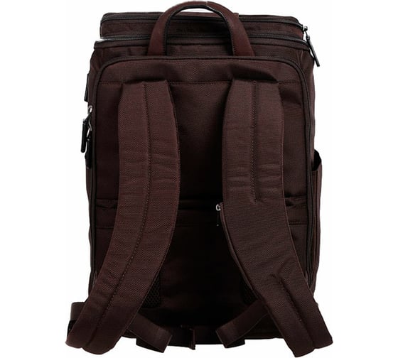 Рюкзак Piquadro Brief CA4443BR/TM темно-коричневый, натуральная кожа/ткань CA4443BR/TM