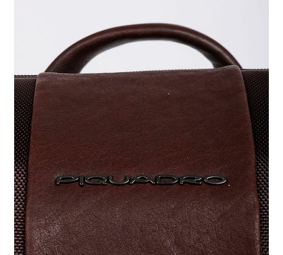 Рюкзак Piquadro Brief CA4443BR/TM темно-коричневый, натуральная кожа/ткань CA4443BR/TM