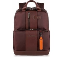 Рюкзак Piquadro Brief CA3975BR/TM темно-коричневый, натуральная кожа/ткань CA3975BR/TM