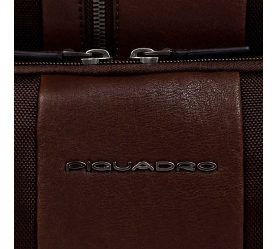 Рюкзак Piquadro Brief CA3975BR/TM темно-коричневый, натуральная кожа/ткань CA3975BR/TM