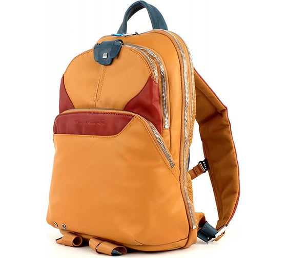 Рюкзак Piquadro Coleos 12", желтый, 27х36х14.5 см, 14 л CA2944OS/G