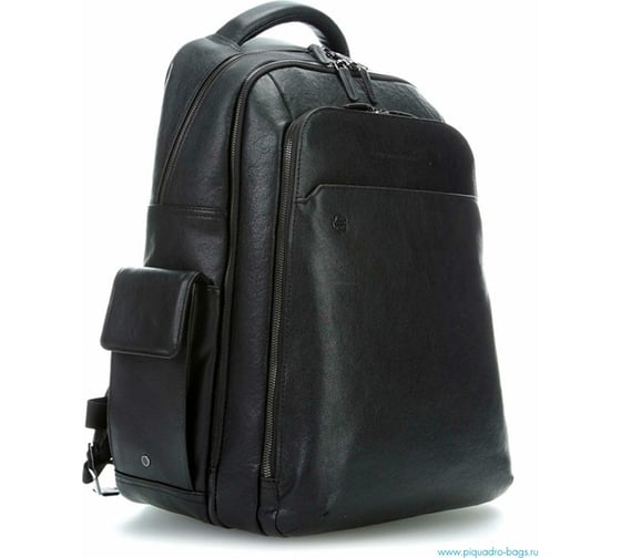 Мужской рюкзак Piquadro Black Square черный, натуральная кожа CA3444B3BM/N