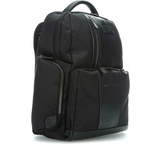 Рюкзак Piquadro Brief CA4439BRBM/N черный, натуральная кожа/ткань CA4439BRBM/N