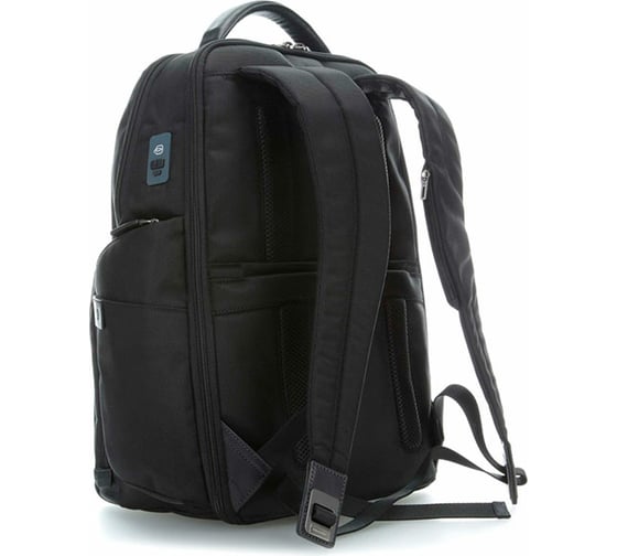 Рюкзак Piquadro Brief CA4439BRBM/N черный, натуральная кожа/ткань CA4439BRBM/N