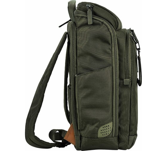 Рюкзак Piquadro Brief CA4443BR/VE зеленый, натуральная кожа/ткань CA4443BR/VE