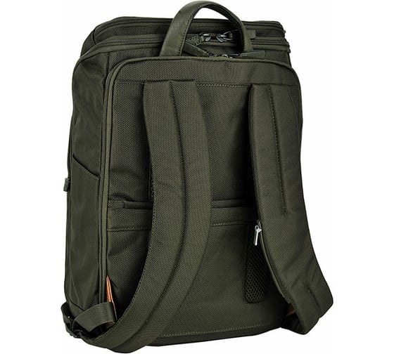Рюкзак Piquadro Brief CA4443BR/VE зеленый, натуральная кожа/ткань CA4443BR/VE