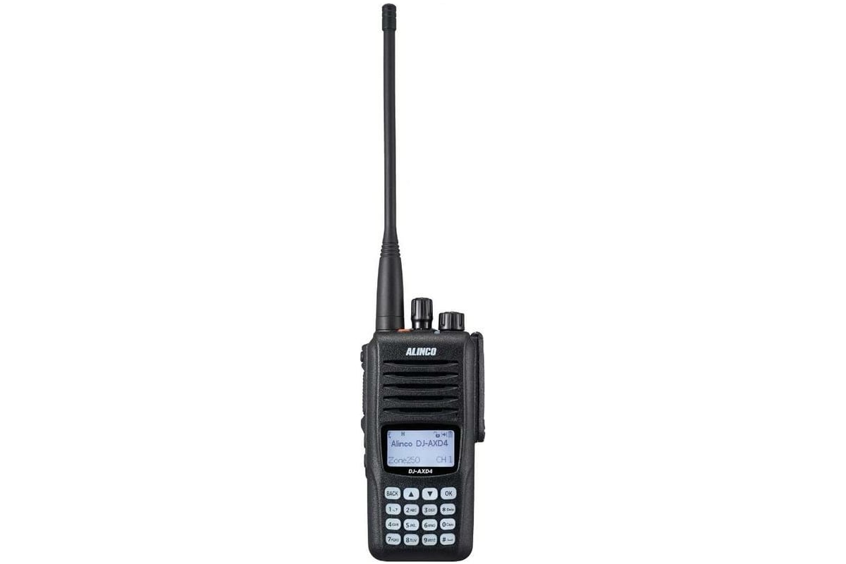 Портативная аналогово-цифровая радиостанция ALINCO UHF DJ-AXD4 - выгодная  цена, отзывы, характеристики, фото - купить в Москве и РФ