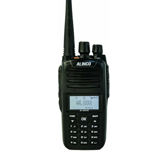 Портативная аналогово-цифровая радиостанция ALINCO UHF DJ-MD40