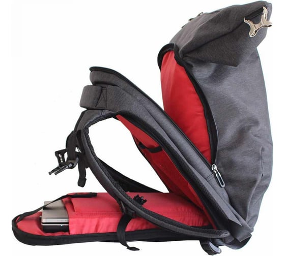Рюкзак Vargu turtle-x, серый, 32х46х13 см, 25 л V6.1