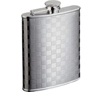 Фляга S.QUIRE 0.18 л, сталь, серебристый цвет с рисунком 1406YX-3