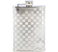Фляга S.QUIRE 0.27 л, сталь, серебристый цвет с рисунком 1709YX-3