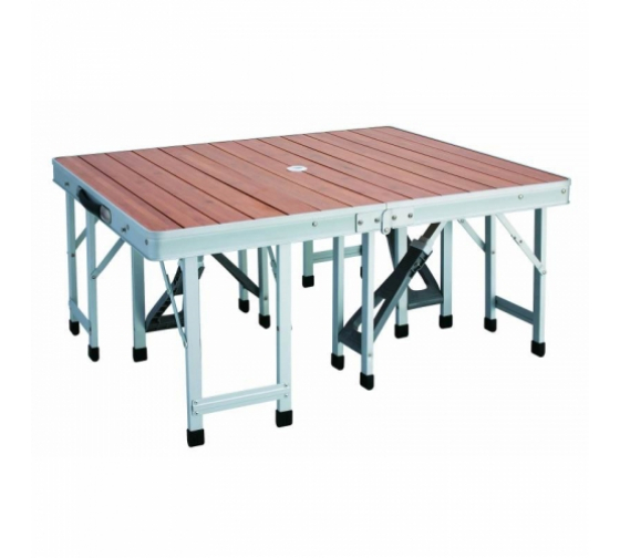 Складной стол-трансформер Мебек HQ-001D4 бамбук СТ5.111 1