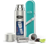 Термос с ситечком и чехлом Biostal 1 л NB-1000BZ