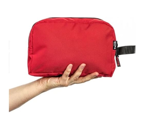 Несессер Tplus с двумя отделениями, оксфорд 600, красный T016869