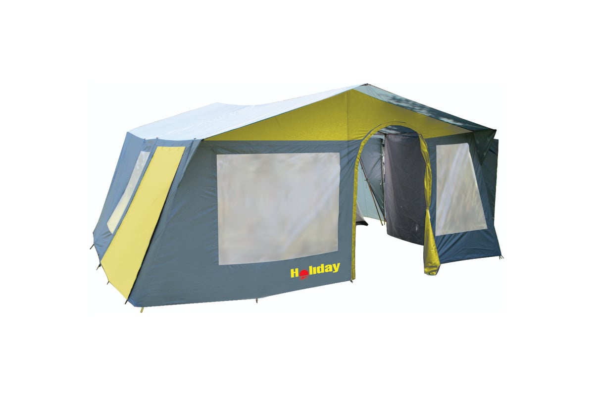 Палатка кемпинговая шестиместная 2 части Holiday GRANGE 6 H-1050 .