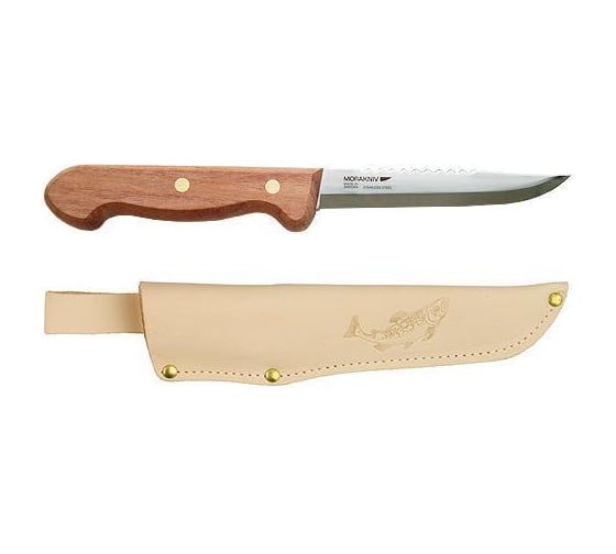 Рыболовный нож в кожаных ножнах MoraKNIV FISHING CLASSIC 54 блистер 1