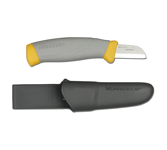 Специальный нож в пластиковых ножнах MoraKNIV CRAFTLINE HIGH Q ELECTRICIANS KNIFE