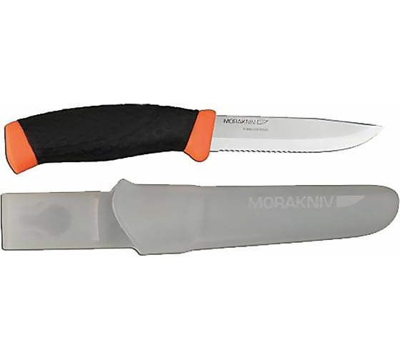 Специальный нож в пластиковых ножнах MoraKNIV CRAFTLINE TOP Q ROPE KNIFE 1