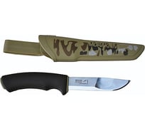 Универсальный нож в пластиковых ножнах MoraKNIV BUSHCRAFT DESERT CAMO