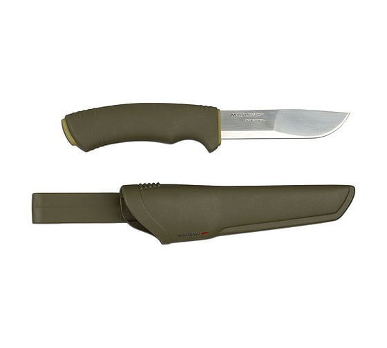 Универсальный нож в пластиковых ножнах MoraKNIV BUSHCRAFT FOREST