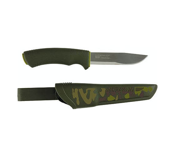 Универсальный нож в пластиковых ножнах MoraKNIV BUSHCRAFT FOREST CAMO