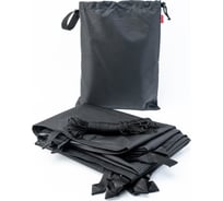 Туристический водонепроницаемый тент Tplus 5500x2900 мм, проклеенные швы, Оксфорд 600, черный T020747