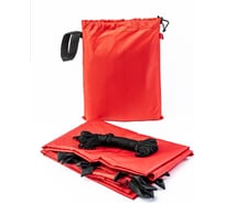 Туристический водонепроницаемый тент Tplus 6000x2900 мм, проклеенные швы, Оксфорд 210, красный T020775