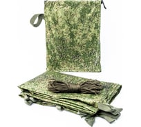 Туристический водонепроницаемый тент Tplus 6000x2900 мм, проклеенные швы, Оксфорд 210, цифра T020781