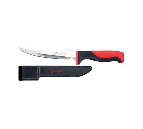 Нож рыбака MATRIX FILLET KNIFE small, 150 мм, двухкомпонентная рукоятка, пластиковые ножны 79108