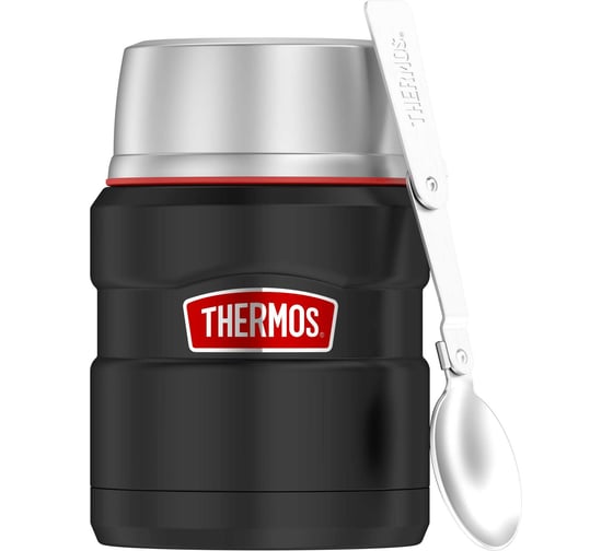 Термос из нержавеющей стали с ложкой THERMOS SK3000 RCMB 0.47L 372826