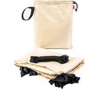 Туристический водонепроницаемый тент Tplus 3000x2900 мм, проклеенные швы, Оксфорд 240, бежевый T020638