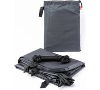 Туристический водонепроницаемый тент Tplus 4500x2900 мм, проклеенные швы, Оксфорд 600, темно-серый T020701