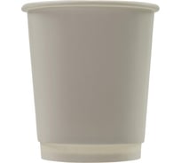 Одноразовый бумажный стакан Комус 250 мл белый 25 штук в упаковке Стандарт 810246
