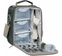 Термосумка с набором для пикника Camping World River Lunch 2 персоны, оливковый SL-002