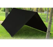 Туристический водонепроницаемый тент Tplus 5000x2900 мм, Оксфорд 600, черный T020725