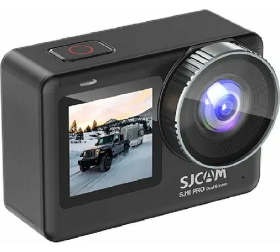 Экшн-камера SJCAM SJ10 PRO DualScreen цвет черный SJCAM-SJ10-PRO-DS