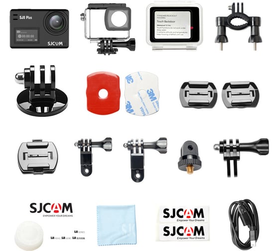 Экшн-камера SJCAM SJ8 PLUS цвет черный SJCAM-SJ8-PLUS