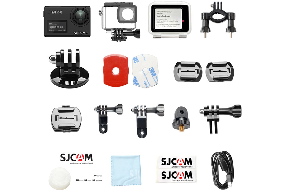 Экшн-камера SJCAM SJ8 PRO цвет черный SJCAM-SJ8-PRO - выгодная цена ...