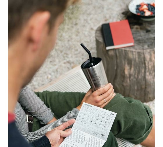 Крышка Klean Kanteen с отверстием для трубочки для стаканов Straw Lid 1005717