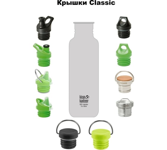 Бутылка Klean Kanteen Classic Narrow Sport 18oz 532 мл Black Camo 1008924