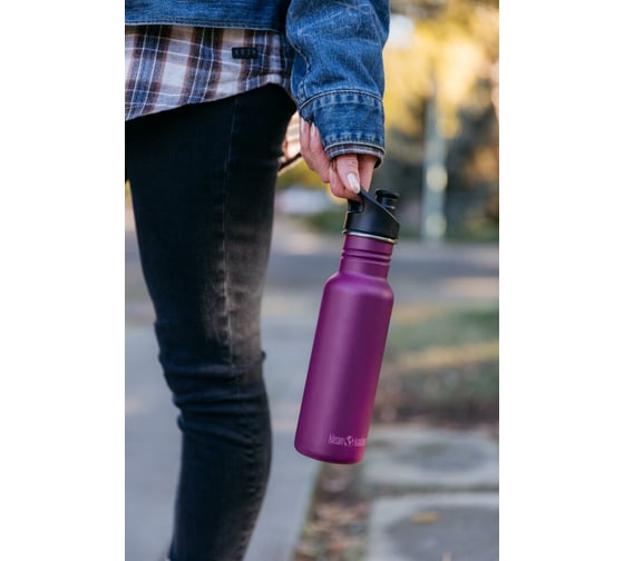 Бутылка Klean Kanteen Classic Narrow Sport 18oz 532 мл, Purple Potion 1008433