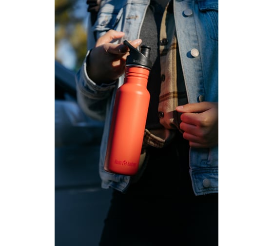 Бутылка Klean Kanteen Classic Narrow Sport 18oz 532 мл, Tiger Lily 1008435