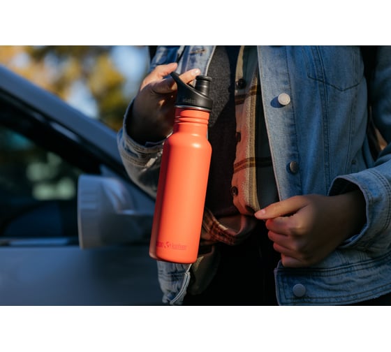 Бутылка Klean Kanteen Classic Narrow Sport 18oz 532 мл, Tiger Lily 1008435