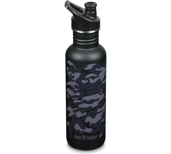 Бутылка Klean Kanteen NEW Classic Sport 27oz 800 мл, Black Camo 1008927