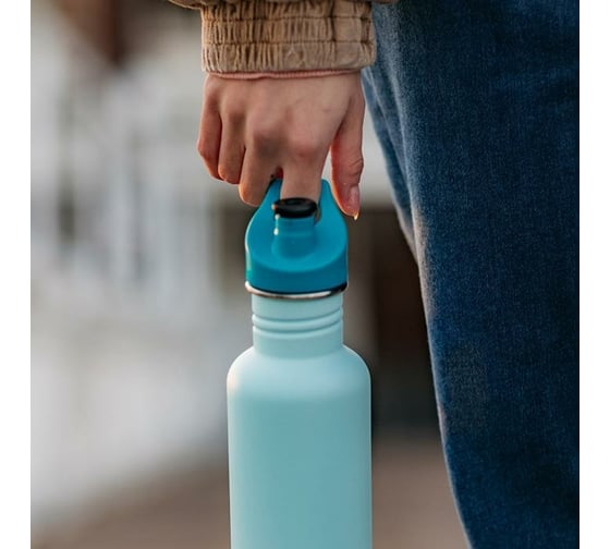 Бутылка Klean Kanteen Classic Narrow Sport 18oz 532 мл, Blue Tint 1008437
