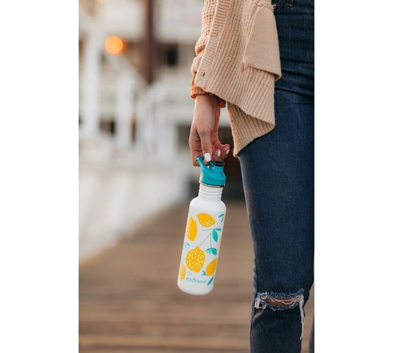 Бутылка Klean Kanteen NEW Classic Sport 27oz 800 мл, Lemons 1008929
