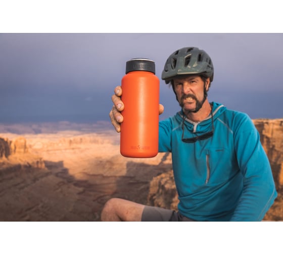 Бутылка Klean Kanteen NEW Wide 40oz 1182 мл, Brushed Stainless 1009495